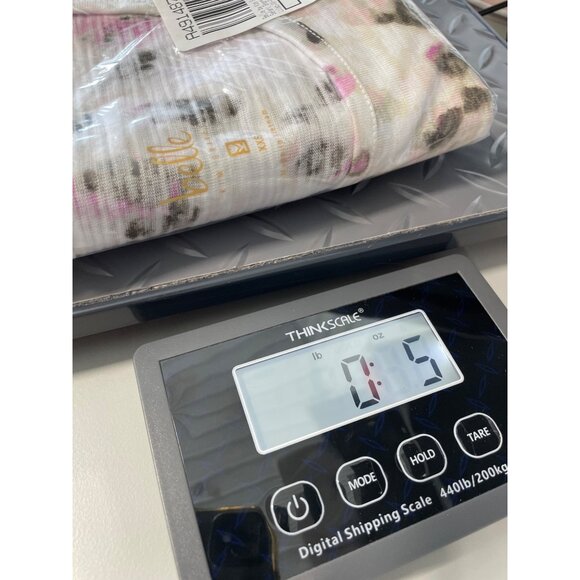 Belle by Kim Gravel Slub Knit Safari Short Sleeve T Shirt Womens XXS Lilac NEW - Picture 6 of 6